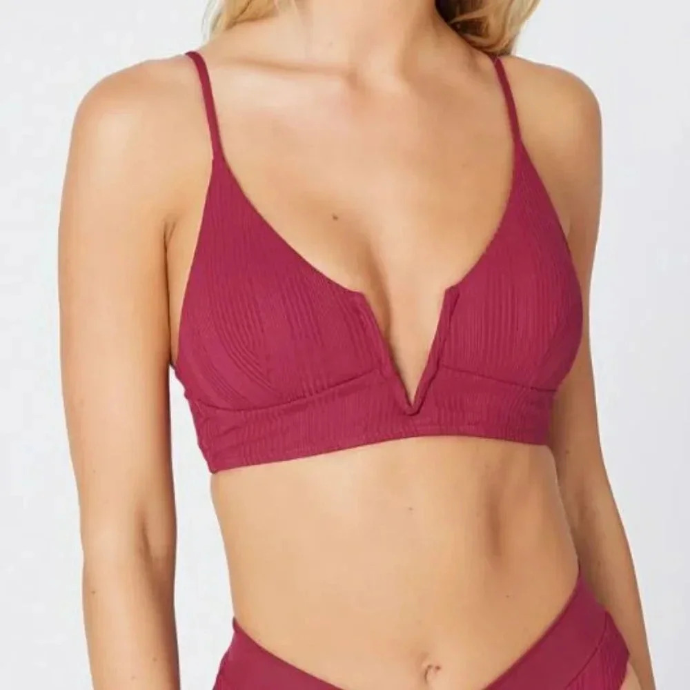 L*Space Siren Top, cabernet - Picture 7 of 10